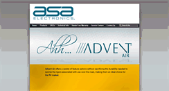 Desktop Screenshot of advent-air.com